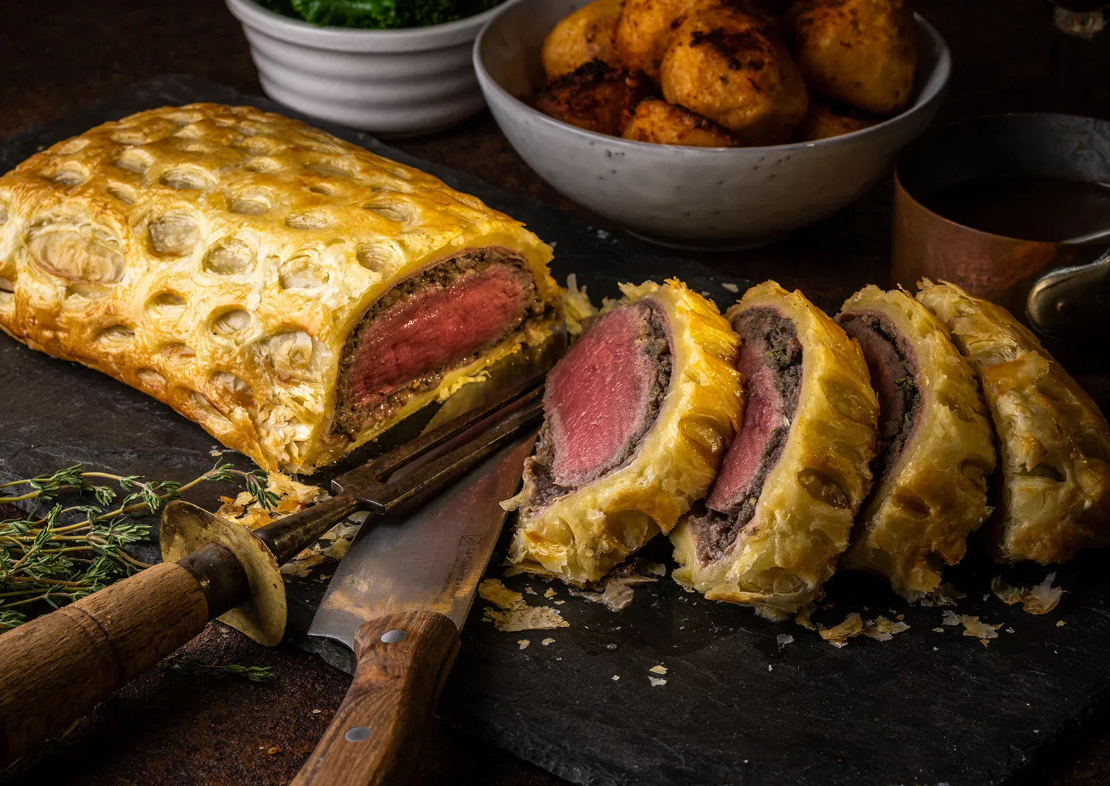 WILD VENISON WELLINGTON WITH HARTGROVE COPPA