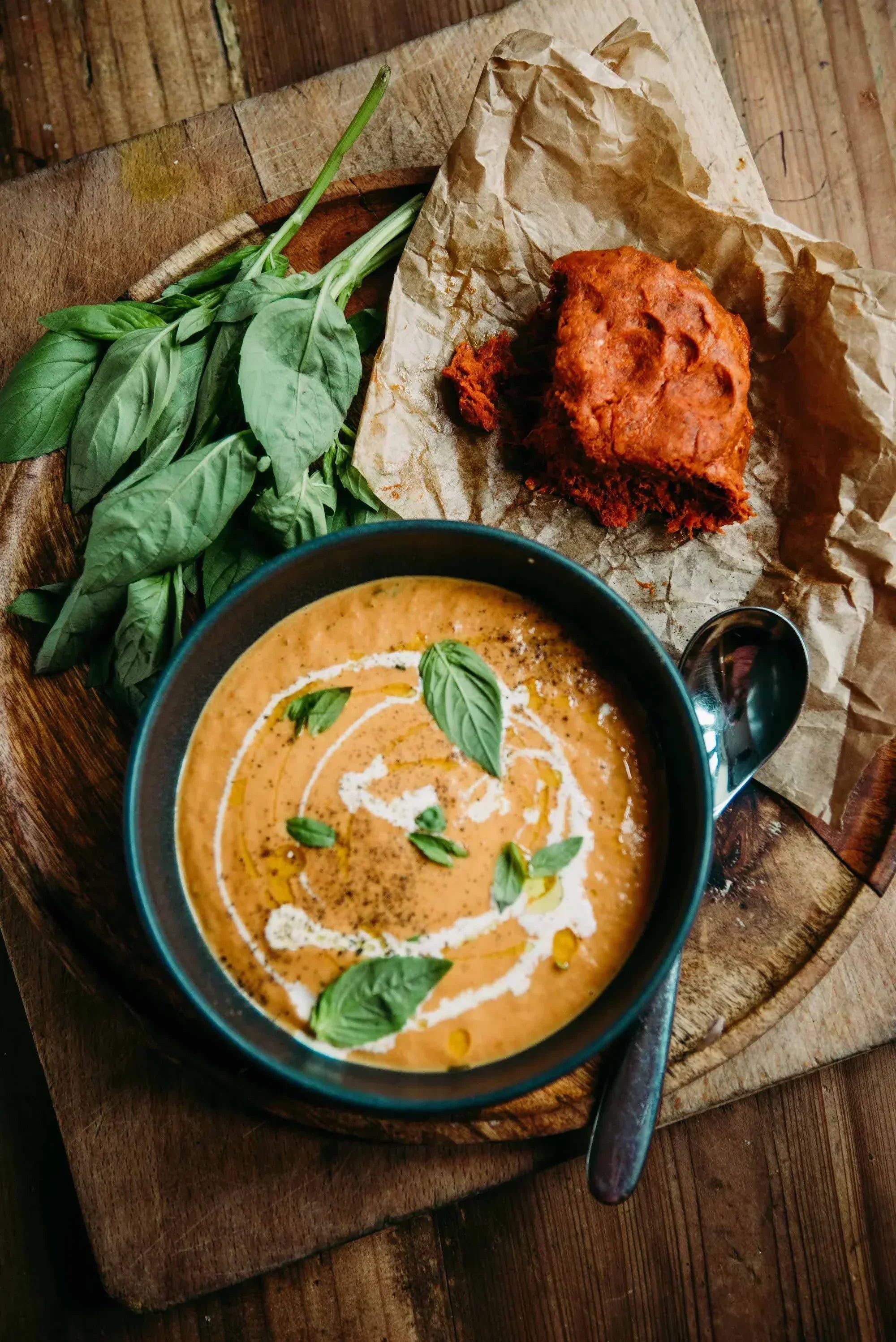 Calabrian Spiced Roast Tomato Soup - The Real Cure