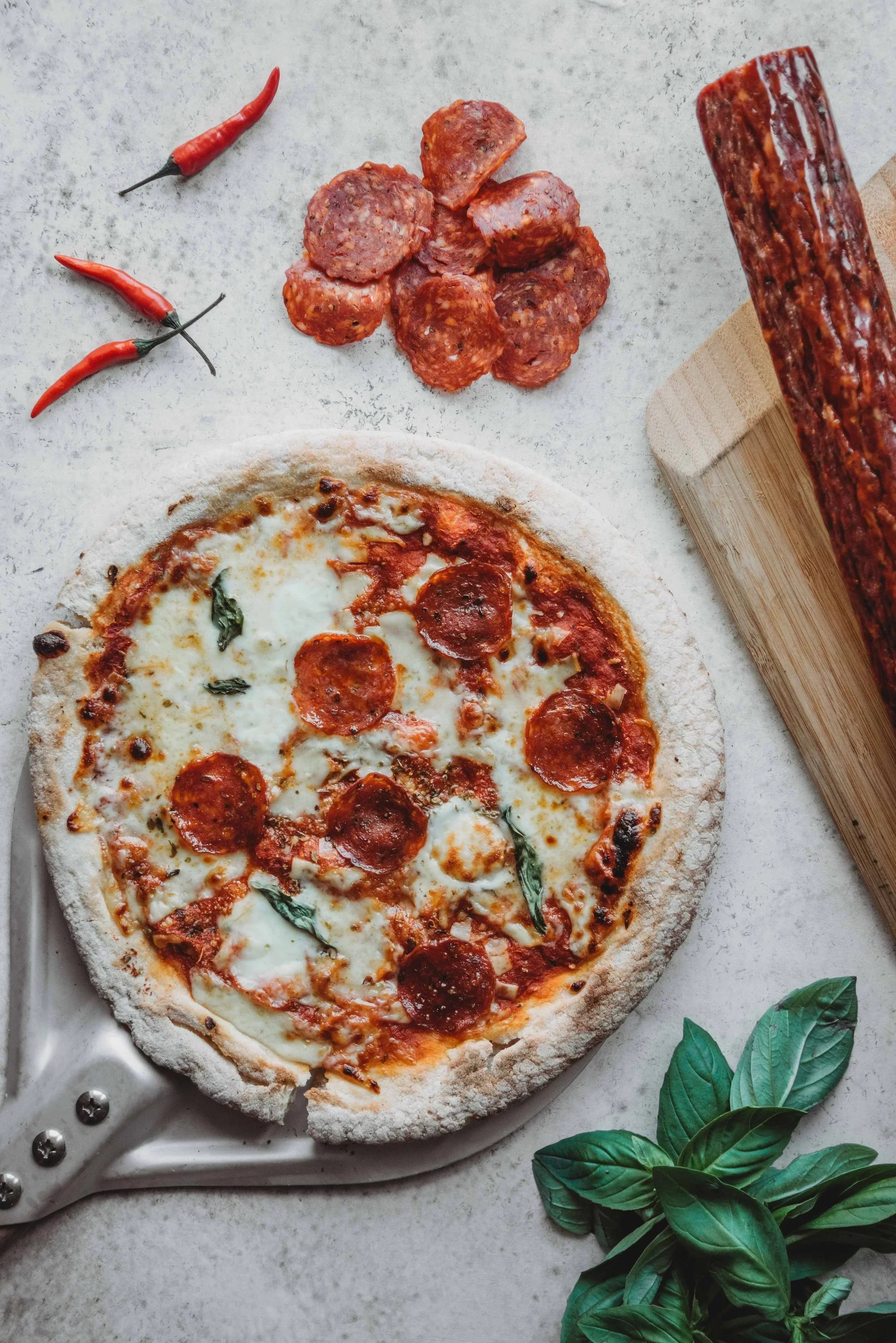 Smoked Pepperoni Pizza - The Real Cure