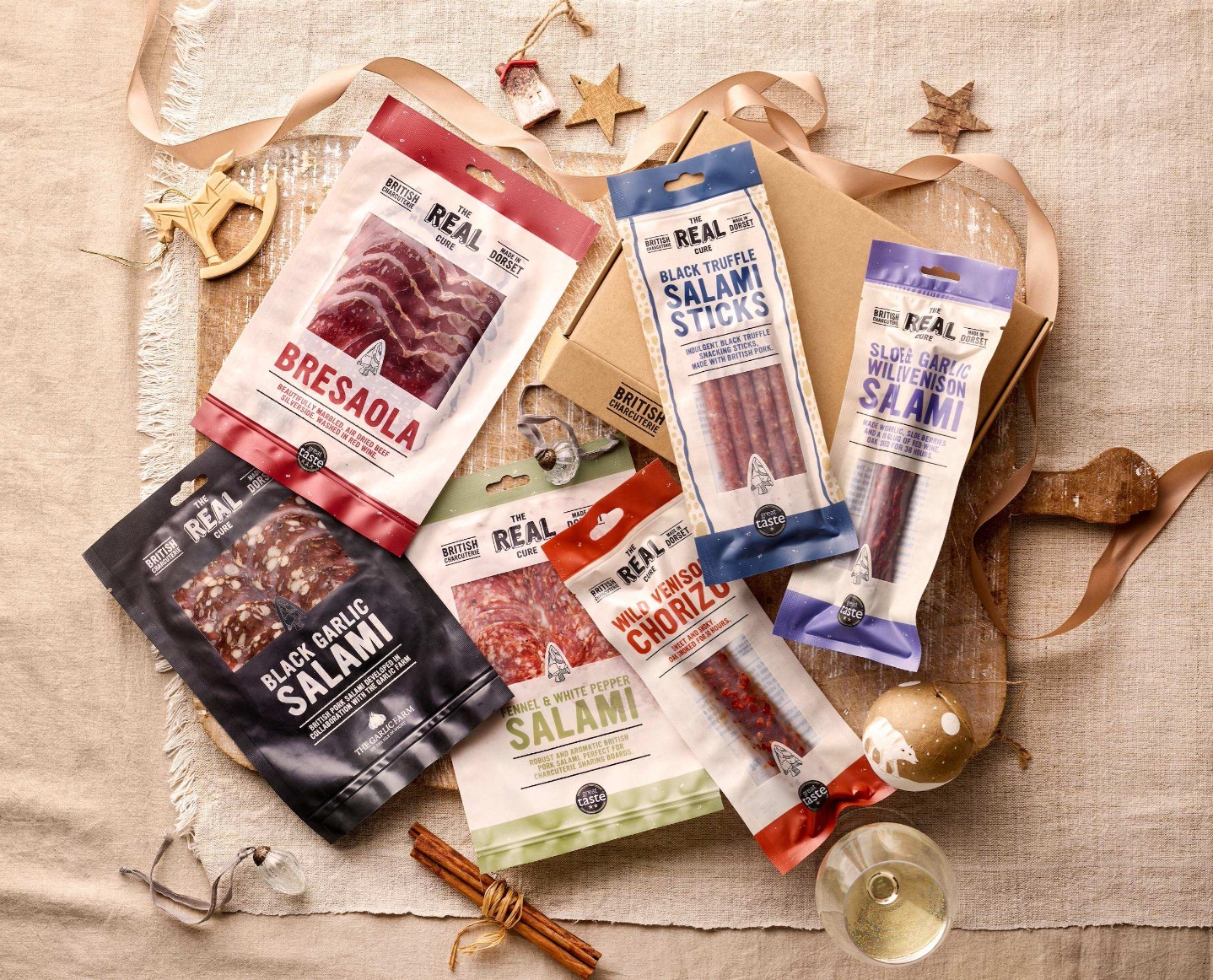 Festive Cured Meat Letterbox