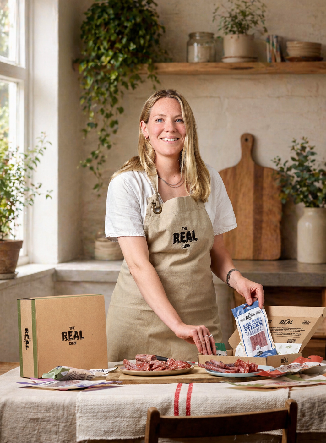 Lucy Smart The Real Cure charcuterie hamper