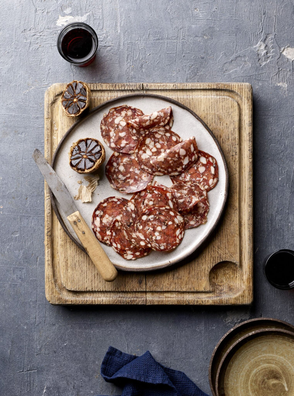 Black Garlic Salami