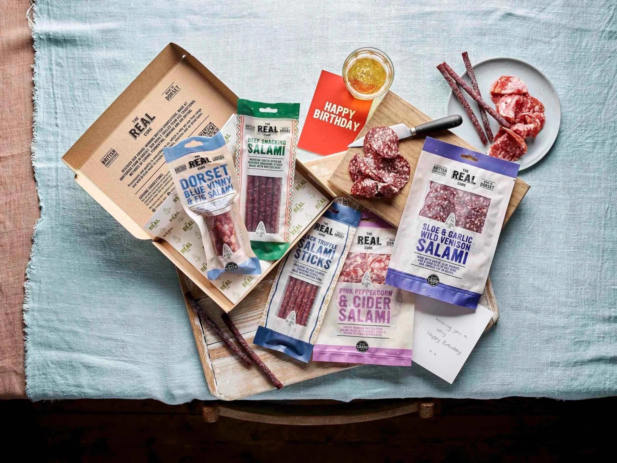 Happy Birthday Charcuterie Letterbox