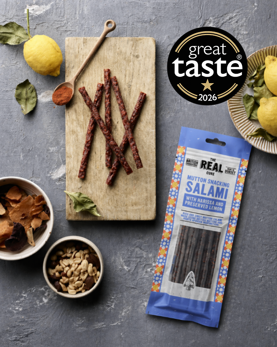 Mutton Snacking Salami with Preserved Lemon & Harissa