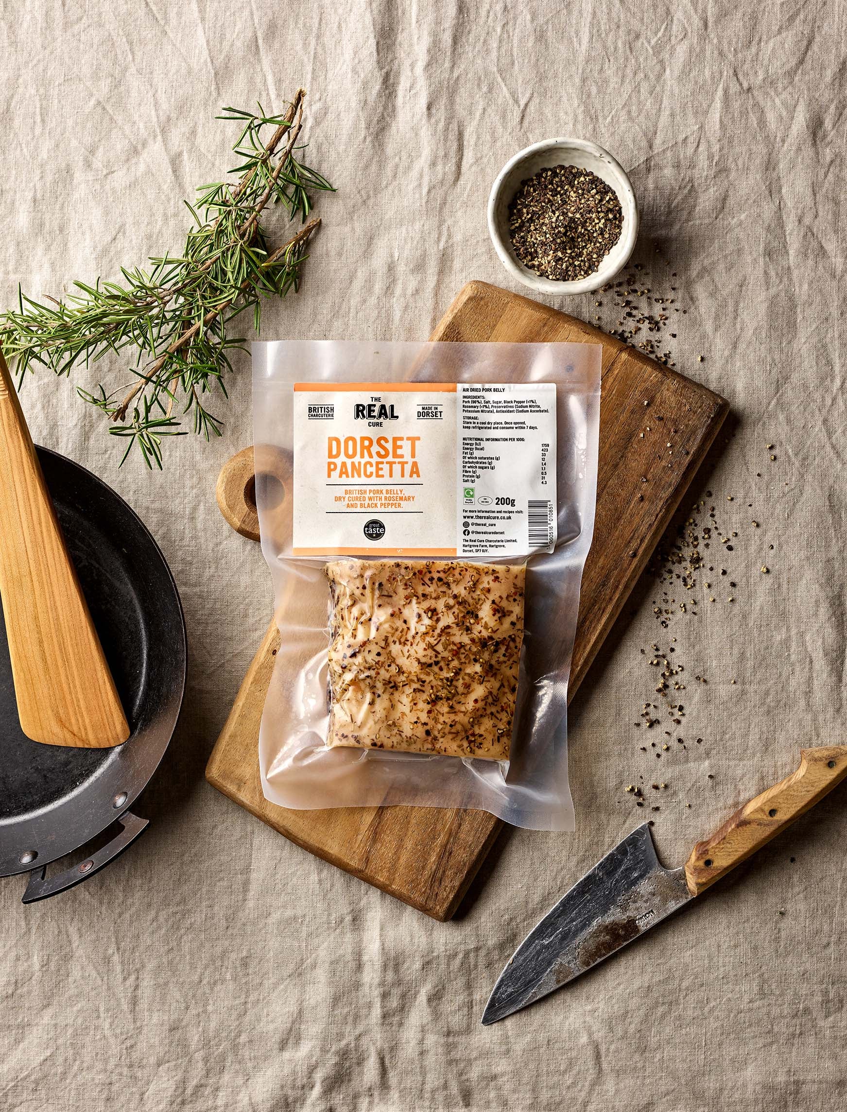Dorset Pancetta with Rosemary - The Real Cure