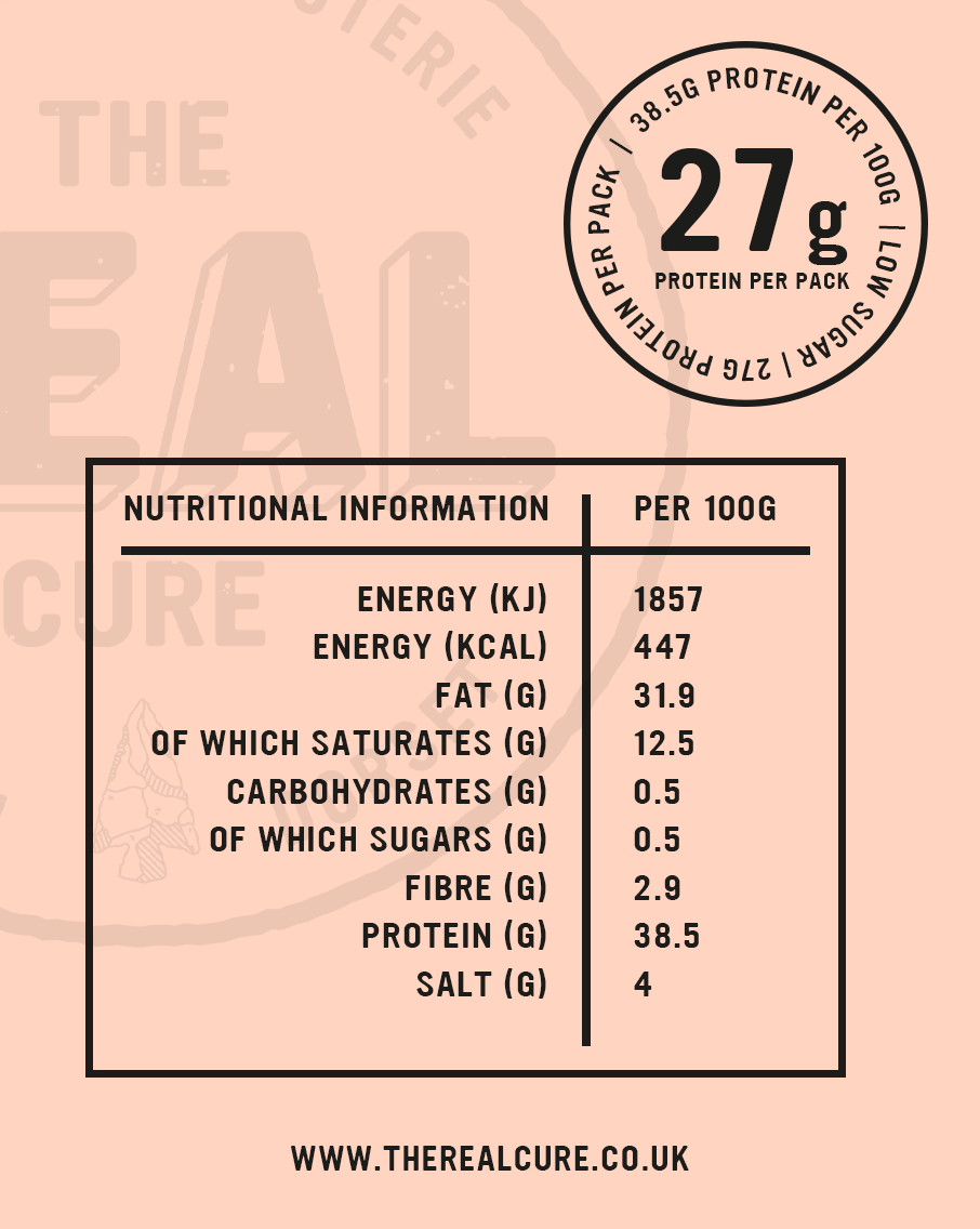 Wild Venison Beer Stick Nutritional